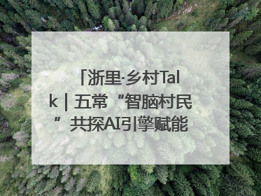 浙里·乡村Talk｜五常“智脑村民”共探AI引擎赋能企业服务新图景